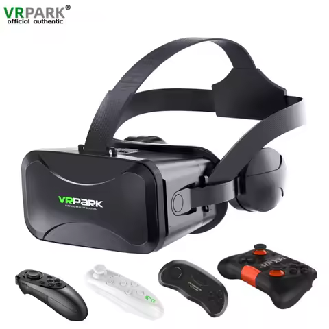 Original J30 4K Virtual Reality 3D Glasses Box Stereo VR Google Cardboard Headset Helmet for IOS And