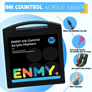 ENMY Acrylic Marker Soft Tip Pen Paint Drawing Colouring Painting Art Pen