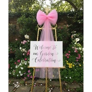 Custom Ribbon Bow Deco Fluffy Ribbon Riben Besar Riben Event