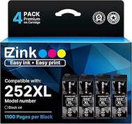E-Z Ink (TM) Remanufactured Ink Cartridge Replacement for Epson 252 T252 T252120 to use with Workfor
