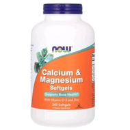 NOW ~Calcium & Magnesium, 240 Softgels