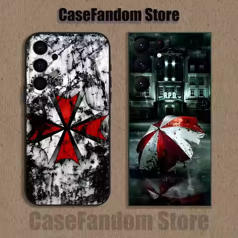 Game R-Resident E-Evil Video Black Cover Phone Case For Samsung S26,S25,S24,S21,S22,S23,S30,Ultra,S2
