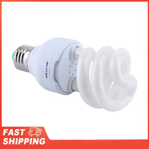 Pet Heating Light Bulb E27 UVB Pet Reptile Lamp 13W UVB 5.0 E27 Base Energy Saving Tortoise Snake Re