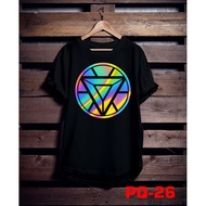 Circle 7-color reflective t-shirt