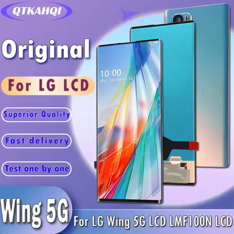 LCD Display Original For LG Wing 5G LCD Display For LG Wing 5G LMF100N LCD Display Screen Touch Digi