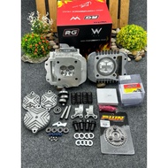 Set Of 125iled Piston 59/4 Valve Rg Lhk 13 Mm Bolt Long Cylinder Sleeve Can Be Used With All 125iled