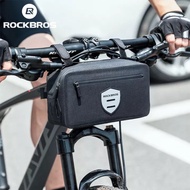 ROCKBROS Bicycle Handlebar Bag MTB Road Bike Front Frame Bag Durable Waterproof  Storage Saddle Bag Bicycle Accessories