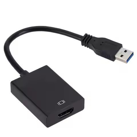 T23C USB 3.0 To Adapter Video Cable Converter With Audio Output For PC Laptop HDTV TV External Video