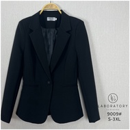 Laboratory เสื้อสูท 9009# basic blazer สูทคอปกปลายมนมีไซส์ S -4XL