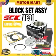 SCK RACING CERAMIC BLOCK 68MM + FORGED PISTON SET - SYM VF3I VF3 185 BLOK 68 SIZE FORGING FJN ESPADA