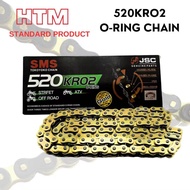 ORING XRING CHAIN 520 HTM SMS CHAIN 120L HTM GOLD CHAIN HEAVY DUTY RACING HTM