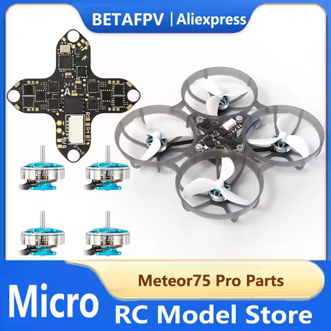 2025 BETAFPV Meteor75 Pro Parts HD Without O4 Matrix 3in1 FC Brushless Whoop Quadcopter 1102 Motor