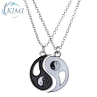 KIMI-Necklace Alloy Birthday Gifts Tai Chi Necklace Yin Yang Pendant Necklace