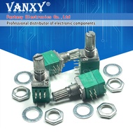 5pcs RV097NS 50K 10K 100K 20K 500K 1M potentiometer B50K B10K B100K B20K B500K B1M 8pin shaft 15mm p