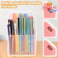 [3-5 Days Arrive]-Desktop File Organizer, 13-Layer Slant-Mouth Design Plastic Holder for A4 Document
