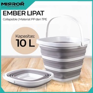 Foldable Collapsible Water Bucket 10L