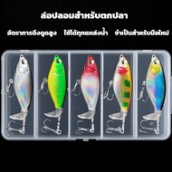 3D Fish Bait Size 9 Cm. Weight 6/11 Grams 5 Pieces Mixed Colors With Hooks