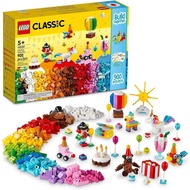 LEGO Classic Creative Party Box Bricks Set 11029 Family Games to Play Together Includes 12 Mini-Buil
