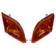 車殼玩家 勁戰三代 透明紅 前方向燈組 EG部品 機車燈殼