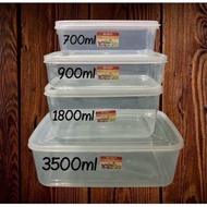 3pcs Food storage container 2000ml 3500ml/plastic lunch box/lunch box