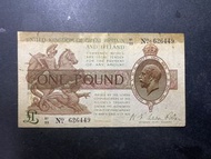 1930 英國 一鎊紙幣