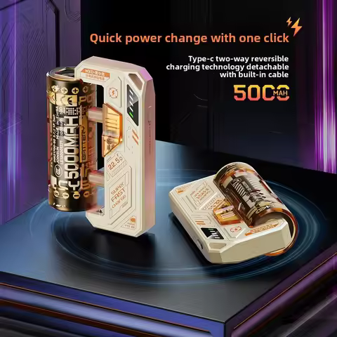 Replaceable Battery Pack 20000mAh 22.5W Fast Charging External Battery Two-way Quick Charge for IPho