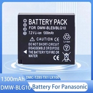 DMW-BLG10 BLG10E Camera Battery 7.2V 1300mAh Rechargeable Battery for Panasonic LUMIX DMC-TZ85 TX1 L