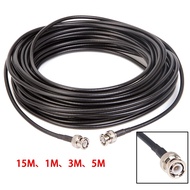 BNC Extension Cable RG-58 BNC Male to BNC Male Coaxial Cable Rg58A/U 50Ohm RF Adapter Extension Cabl
