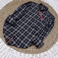 KEMEJA Shirt Flannel ShirtWanita Men's Long SleeveWanita Distro Bandung B1 M R8G9 durable BIG cool m