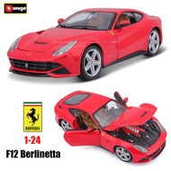 Bburago 1:24 Ferrari F12 Berlinetta Classic Alloy Car Model Collection Gift Boy Toy