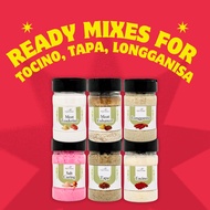 [SHAKER BOTTLE] COMPLETE Tapa Tocino Longganisa Mix 25G 50G 100G 130ML Seasoning HMART