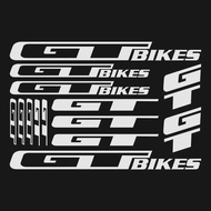 14PCS/SHEET bike riding helmet creative sticker FOR GT bike bike accessories decal mountain bike fra