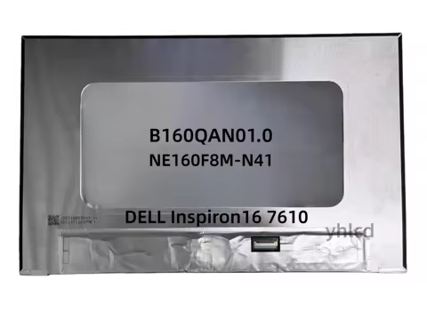 B160QAN01.0 3072*1920 40 Pins 60HZ For Dell Inspiron 16 Plus 7610 16 Inch IPS Laptop LCD Screen Disp