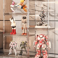 Fully Transparent Acrylic Display Case Blind Box Popmart Molly Figurines  Storage Casing