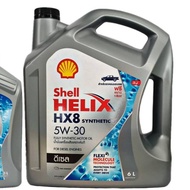 Shell HELIX HX8 SYNTHETIC DIESEL 5W-30 ( 6 ลิตร ) ( 7 ลิตร ) ( 8 ลิตร ) น้ำมันเครื่องยนต์ดีเซล สังเค