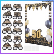 Frame Birthday Decoration Photo 50th Party Themes  zhiymais4w