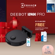 [NEW] ECOVACS DEEBOT N20 Pro Robot Vacuum Cleaner  | 8000Pa Suction | ZeroTangle™| OZMO Pro 2.0 Mopp