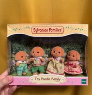 日本森林家族貴賓犬套盒Toy poodle family