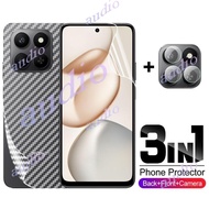 Honor X7d 5G 3in1 Front Back Lens Hydrogel Film For HONOR X7d HonorX7d 5G 4G 2025 Smartphone Screen 