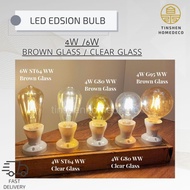 4W 6W ST64/G80/G95 (E27) LED EDSION BULB/LED CANDLE FILAMENT LIGHT BULB DESIGNER RETRO VINTAGE BULB 