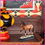 Resin Horse Statue Decor Handmade Horse Figurine Decoration Simulation Horse Figurine Decorative Wal