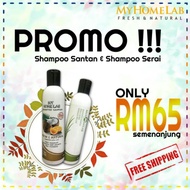 Shampoo rambut gugur, kelemumur & gatal kulit kepala