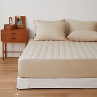 Maatila Maison Hotel系列 棉質絎縫床包  Q(150*200*30cm)  米色