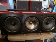 KEF XQ10 玫瑰木色鋼琴烤漆 書架喇叭 KEF XQ50c 中央聲道揚聲器 10／8 更新