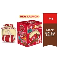 🎊Hot🎊 KitKat 2 x Packs Kitkat Saiz Mini (8pcs/pack) FREE KITKAT Duffle Bag Kitkat Free Beg
