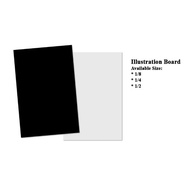 BLACK/WHITE BOARD 1/8 Illustration Board 10 X 15 2PLY illustration board black/white board Xm shop