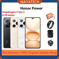 New Honor Power Snapdragon 7 Gen 3 6.78 inches AMOLED 66W wired 8000 mAh 120Hz HDR, 4000 nits 12GB 5