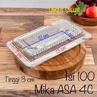 Mika Cake ASA 4C contains 100 pcs Size 13x7x3 cm Foodgrade PET material 4 C Mika Cake Snack Wet Brea
