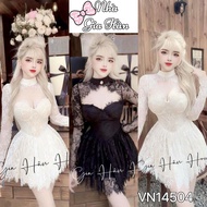 Full crystal lace dress Lace Dress Woman Dress Woman Dress Korean Style