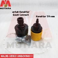 Quick connect 1/ 2" Water Faucet + Quick connect 7/ 4 mm hose